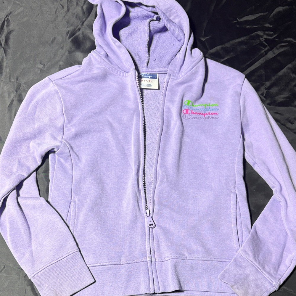 Champion Lavender Zip-Up Hoodie